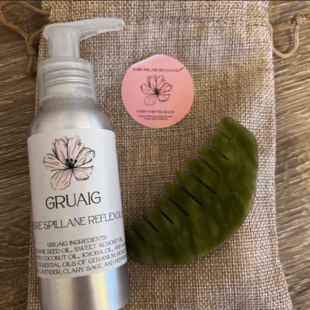 Gift Bundle — Gruaig Hair Oil 100ml + Jade Comb